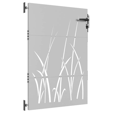Vidaxl poort 85x150 cm conception d'herbe Cortenstaal
