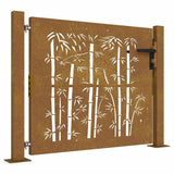 Port vidaxl 105x80 cm conception de bambou Cortenstaal