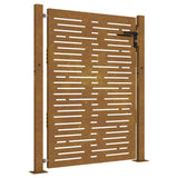 Vidaxl poort 105x130 cm en acier carré