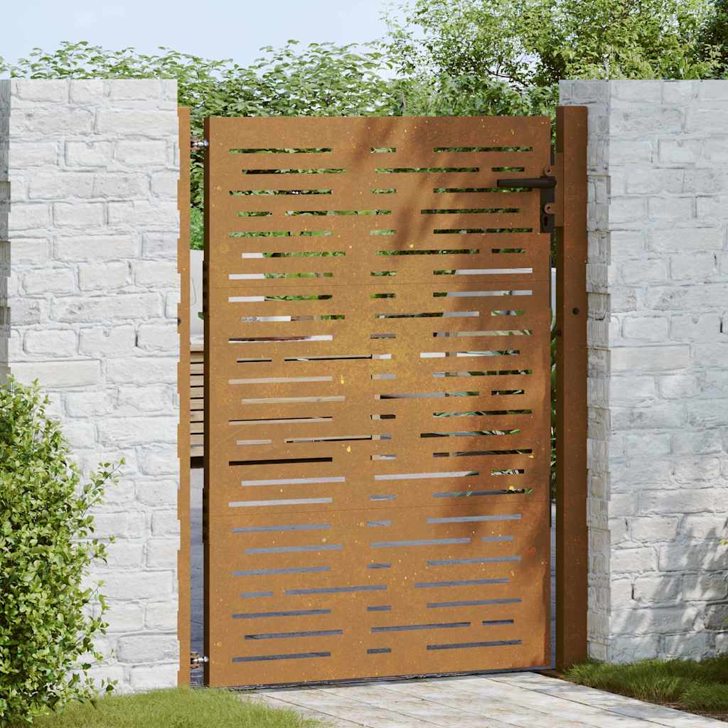Vidaxl poort 105x130 cm en acier carré