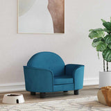Vidaxxl lit pour chien 66x40x45 cm velours bleu