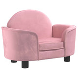 Vidaxxl lit pour chien 66x40x45 cm velours rose