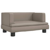 Vidaxxl lit pour chien 60x40x30 cm cuir artificiel couleur cappuccino