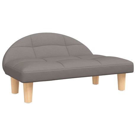 VidaXL lit pour chien 70x52x30 cm tissu taupe