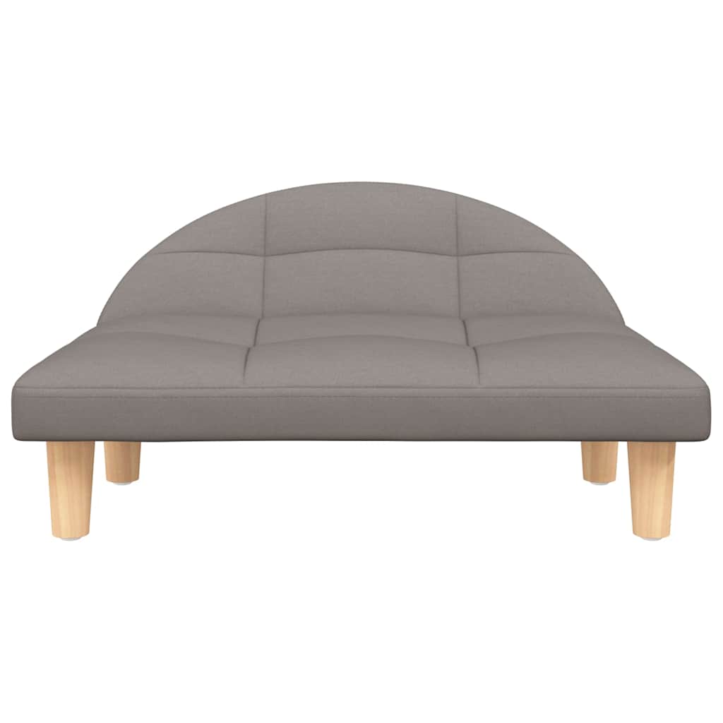 VidaXL lit pour chien 70x52x30 cm tissu taupe