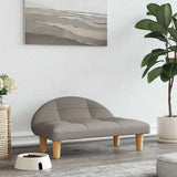 VidaXL lit pour chien 70x52x30 cm tissu taupe