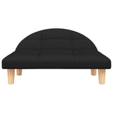 Vidaxl Dog Basket 70x52x30 cm tissu noir