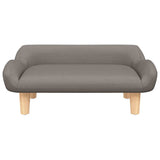 Vidaxxl lit pour chien 70x40x24 cm tissu taupe