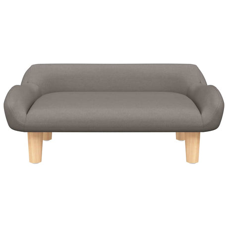 Vidaxxl lit pour chien 70x40x24 cm tissu taupe