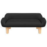 VidaXL lit pour chien 70x40x24 cm tissu noir