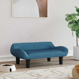 Vidaxxl lit pour chien 70x40x24 cm velours bleu