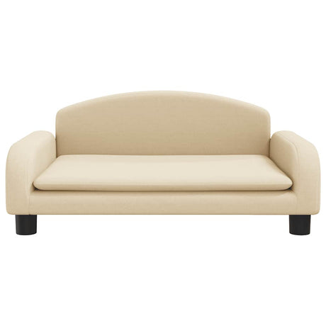 Vidaxxl lit pour chien 70x45x30 cm tissu couleur crème