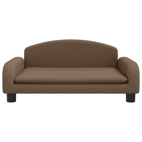 VidaXL lit pour chien 70x45x30 cm tissu marron