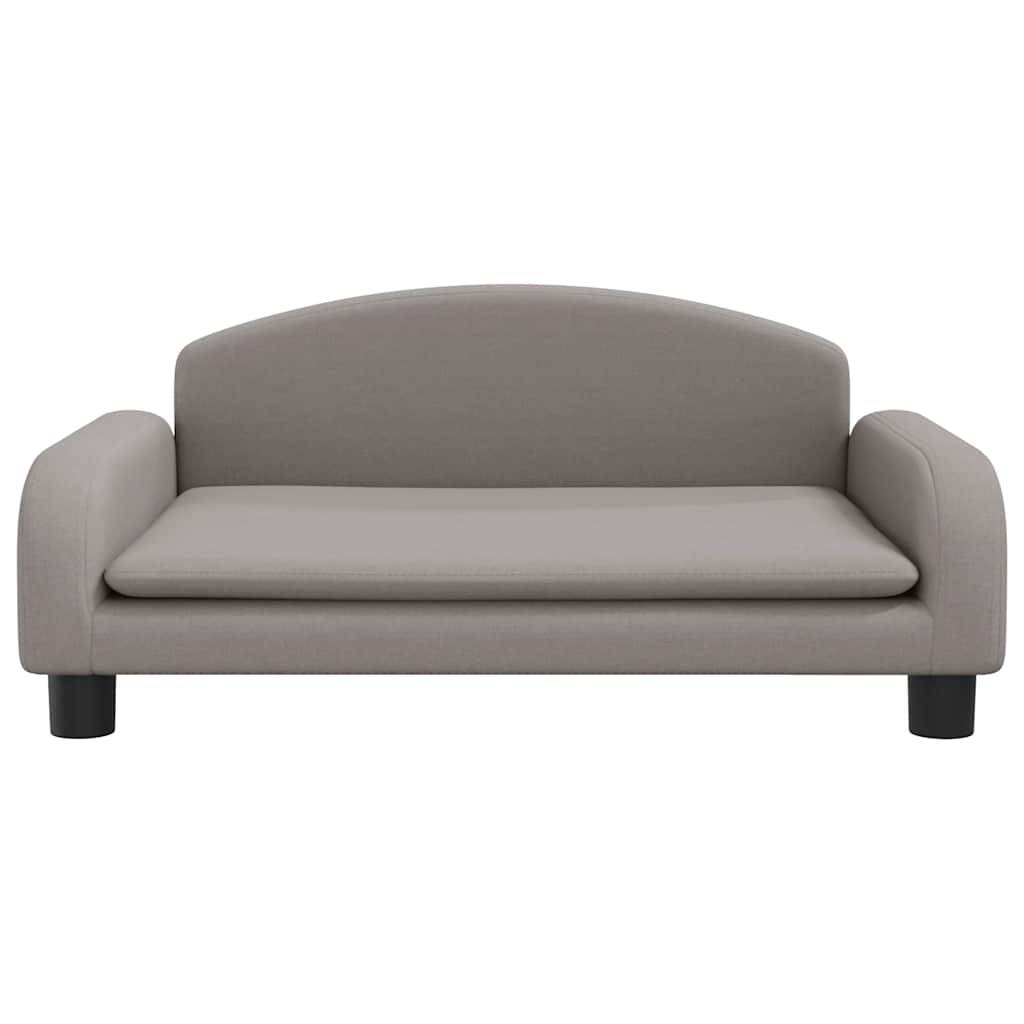 VidaXL lit pour chien 70x45x30 cm tissu taupe