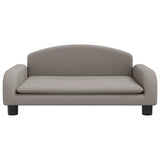 VidaXL lit pour chien 70x45x30 cm tissu taupe