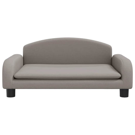 VidaXL lit pour chien 70x45x30 cm tissu taupe