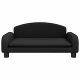 VidaXL lit pour chien 70x45x30 cm tissu noir