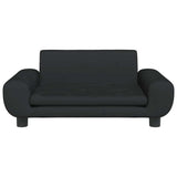 Vidaxl Dog Basket 70x45x33 cm Velvet noir