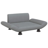 Vidaxxl lit pour chien 70x45x28 cm tissu gris clair