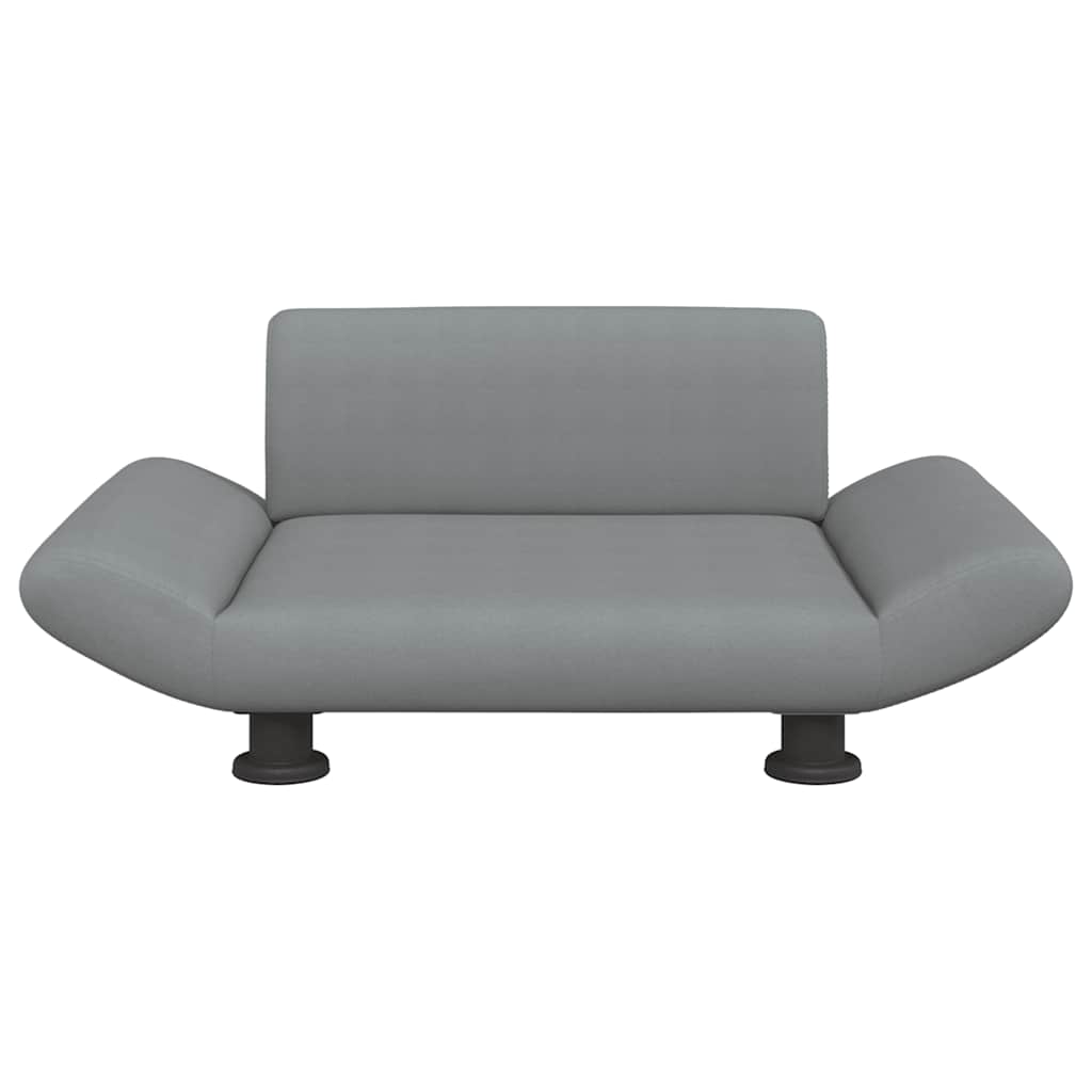 Vidaxxl lit pour chien 70x45x28 cm tissu gris clair