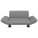 Vidaxxl lit pour chien 70x45x28 cm tissu gris clair