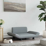 Vidaxxl lit pour chien 70x45x28 cm tissu gris clair