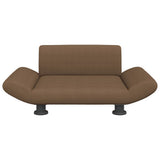 Vidaxxl lit pour chien 70x45x28 cm tissu marron