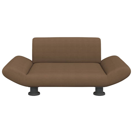 Vidaxxl lit pour chien 70x45x28 cm tissu marron