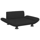 Vidaxxl lit pour chien 70x45x28 cm tissu noir