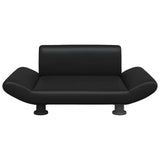 Vidaxxl lit pour chien 70x45x28 cm cuir artificiel noir