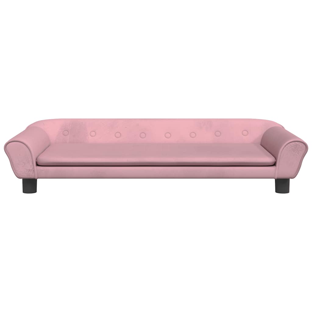 Vidaxl Hundkorb 100x50x21 cm Velvet Pink