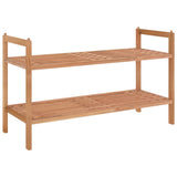 Rack à chaussures Vidaxl 69x27x41 cm Bois de noyer massif
