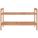 Rack à chaussures Vidaxl 69x27x41 cm Bois de noyer massif