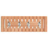 Rack de manteau mural Vidaxl 42x8,5x14 cm en bois de noyer massif