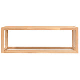 Rack de serviettes Vidaxl 60x20x20 cm en bois de noyer massif