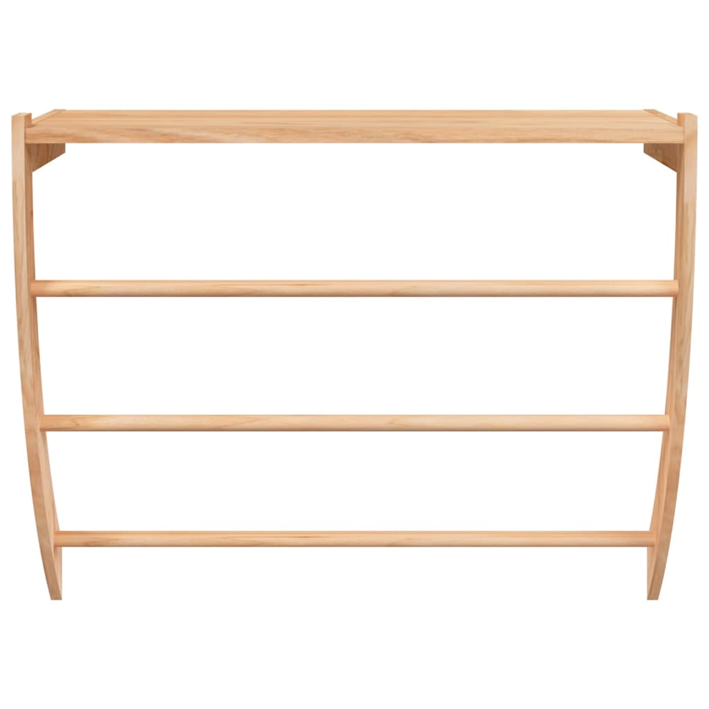 Vidaxl håndklæde Rack 60x25.5x49 cm Solnal Walnut Wood