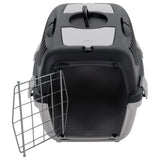 Vidaxl Voyage Panier 55x36x35 cm Gris et noir en polypropène et noir