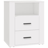 Vidaxl nachtkastje 50x36x60 cm bewerkt hout wit
