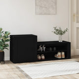Armoire à chaussures Vidaxl 130x35x54 cm Bois de bois de propriété