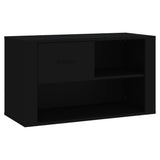 Armoire à chaussures Vidaxl 80x35x45 cm Bois de bois de propriété