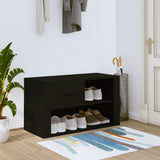 Armoire à chaussures Vidaxl 80x35x45 cm Bois de bois de propriété