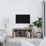 Vidaxl tv-meubel 100x35x40 cm bewerkt hout grijs sonoma eikenkleurig