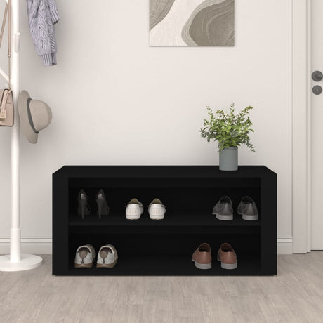 Rack à chaussures Vidaxl 100x35x45 cm Bois de bois