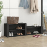 Armoire à chaussures Vidaxl 150x35x45 cm Bois de bois de propriété