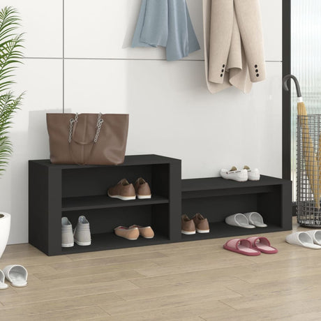 Armoire à chaussures Vidaxl 150x35x45 cm Bois de bois de propriété