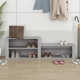 Vidaxx armoire à chaussures 150x35x45 cm bois fini gris sonoma