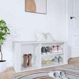 Armoire à chaussures vidaxl 100x35x45 cm en bois de bois propriété