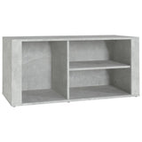 Vidaxx meuble à chaussures 100x35x45 cm bois d'ingénierie gris béton