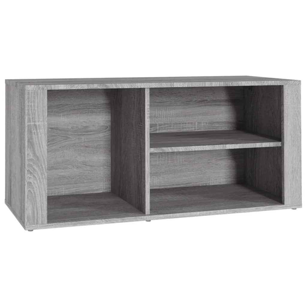 Armoire à chaussures Vidaxl 100x35x45 cm en bois de bois de gris sonoma