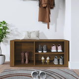 Armoire à chaussures Vidaxl 100x35x45 cm Couleur de chêne brun coupé